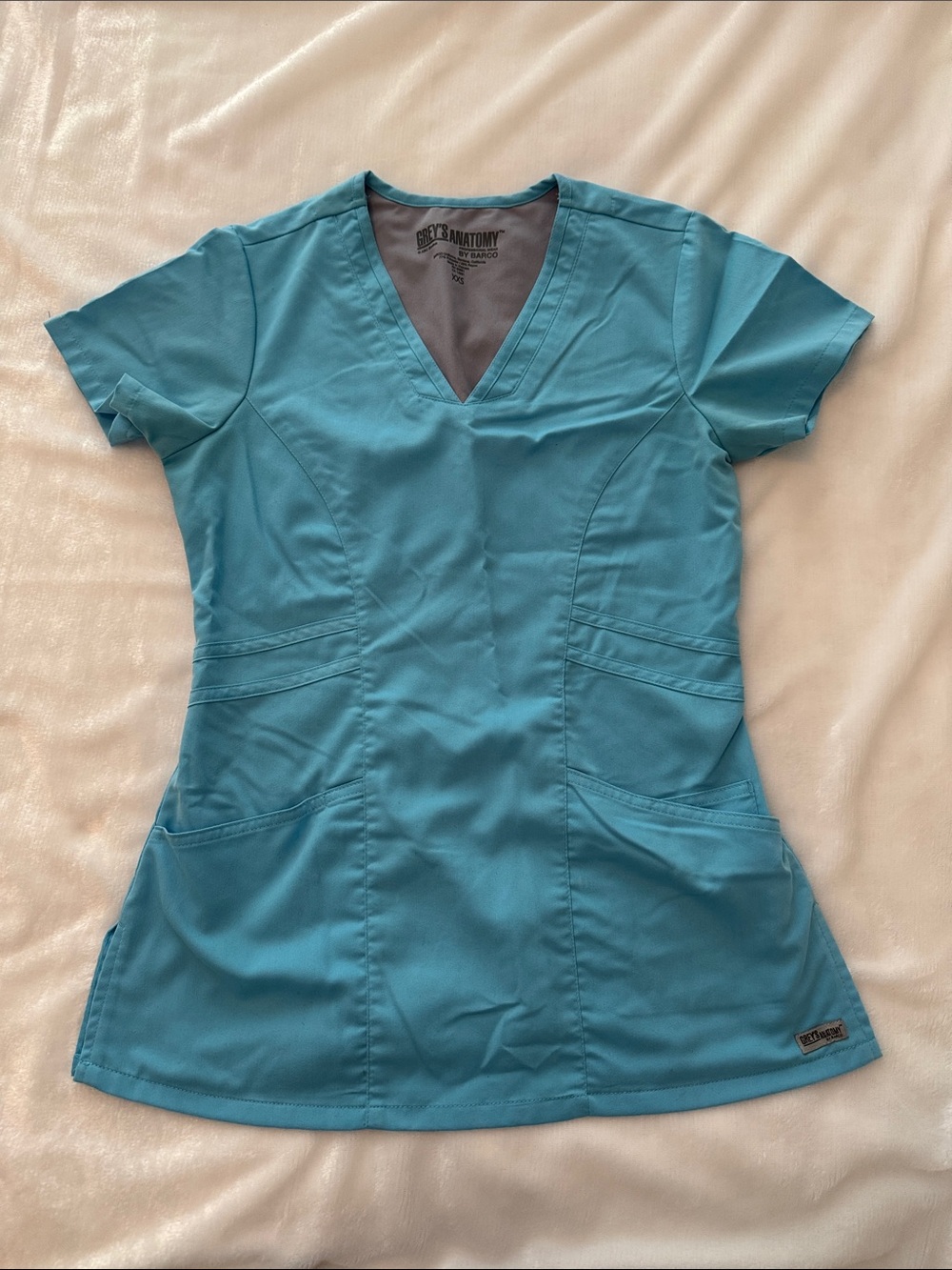 Grey's Anatomy Bright Teal V-Neck Medical Top